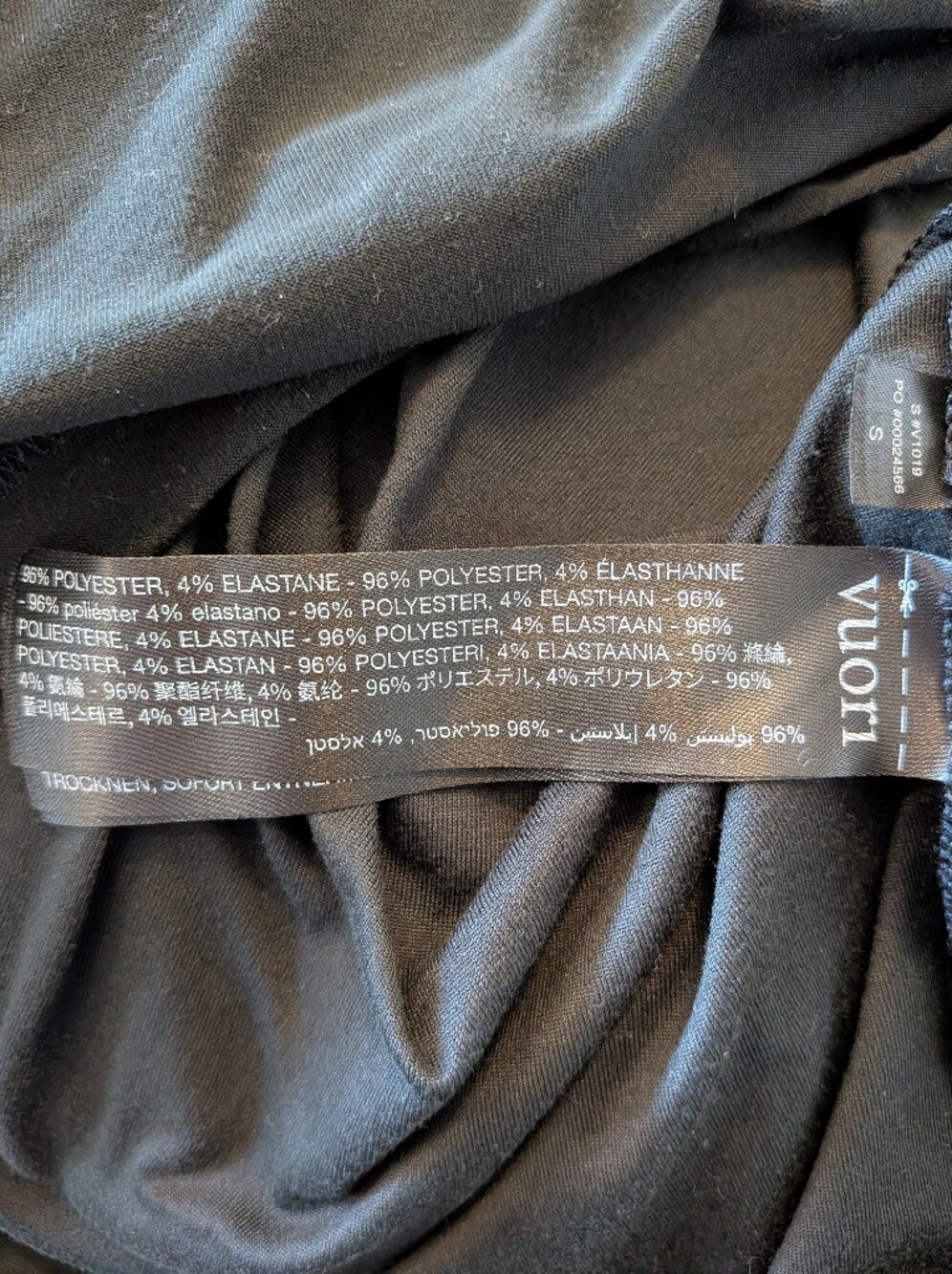 Vuori Strato Tech Hoodie Performance Pullover Black Activewear Athleisure Size S - Picture 16 of 16